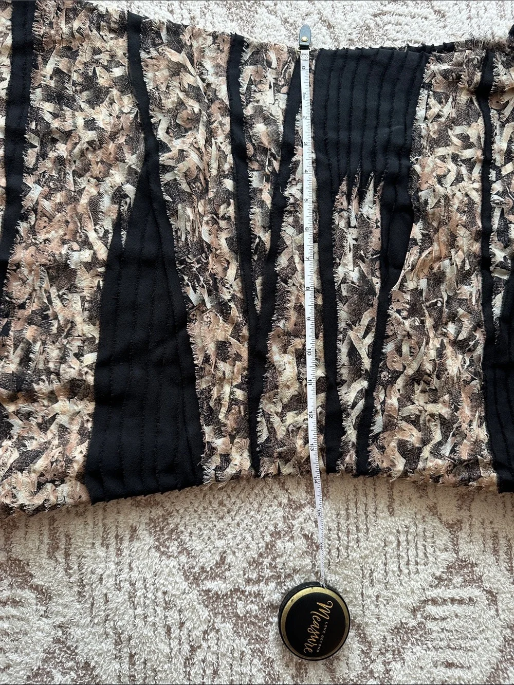 Diane von Furstenberg Silk Blend Textured Bodycon Dress M Abstract